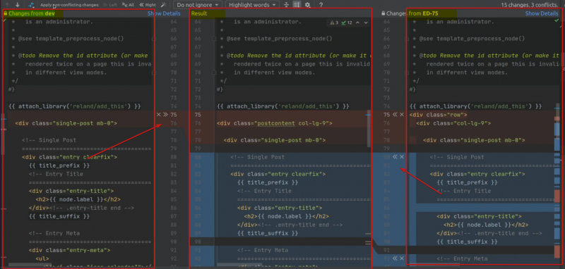 Resolver Conflictos De GIT Con PhpStorm